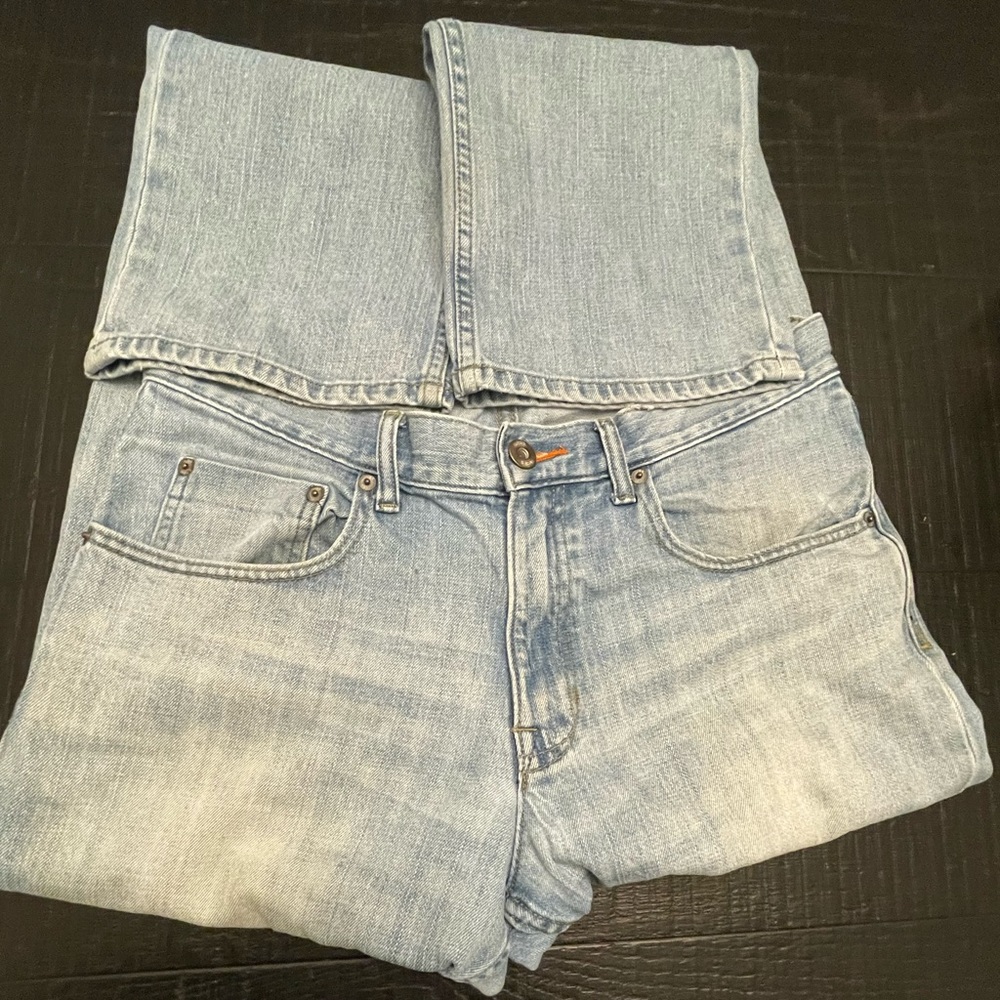 (9)-Lee Jeans L642 Modern Series Relaxed Fit Straight Leg, 5 pocket Zip Up denim - Picture 6 of 8